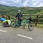 Chris nach dem Regen kurz vor dem Ziel in Smartno