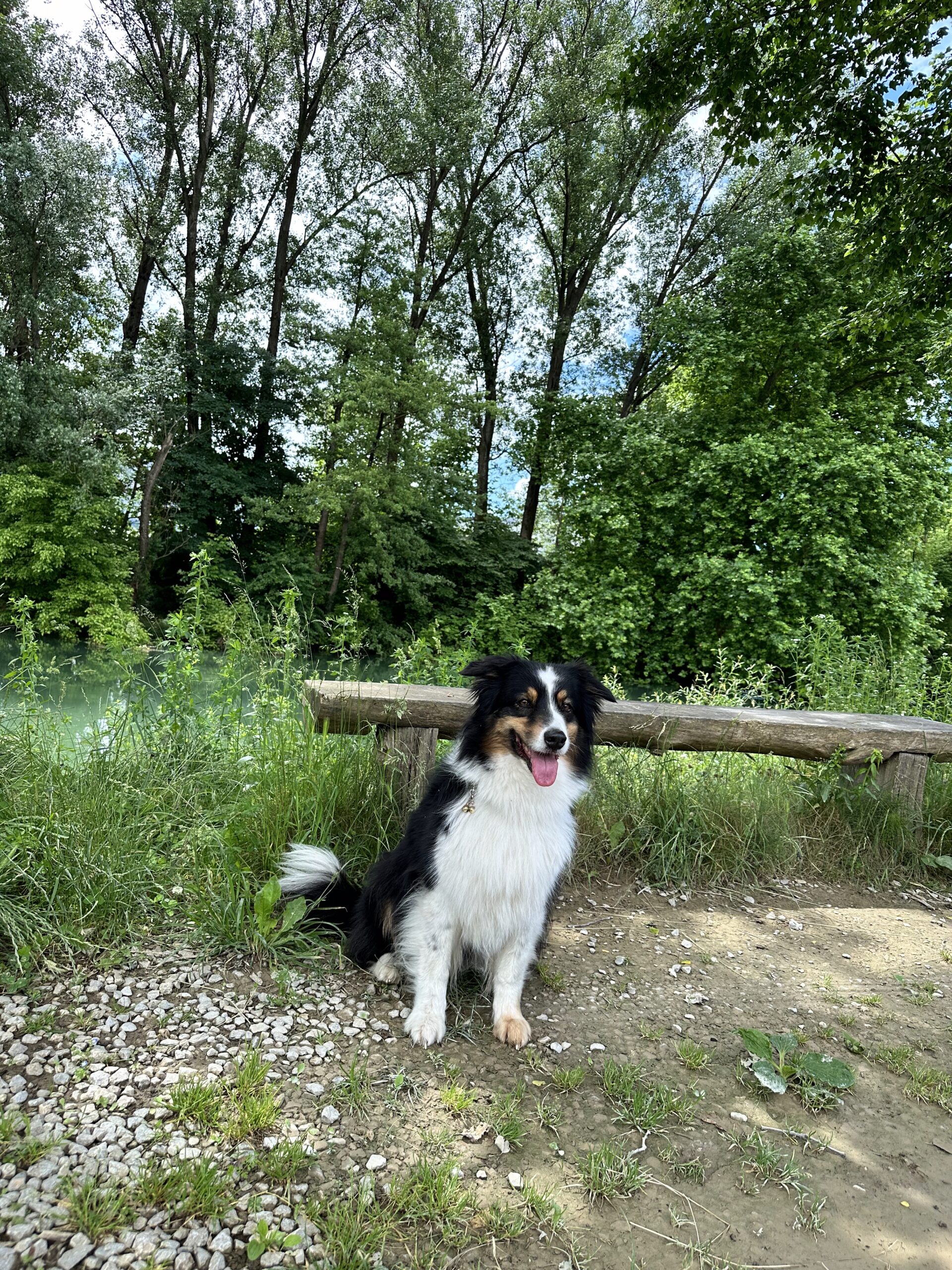 Mayra genießt die Pause ebenfalls