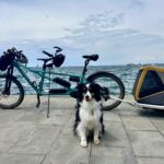 Mayra vor dem Tandem in Koper